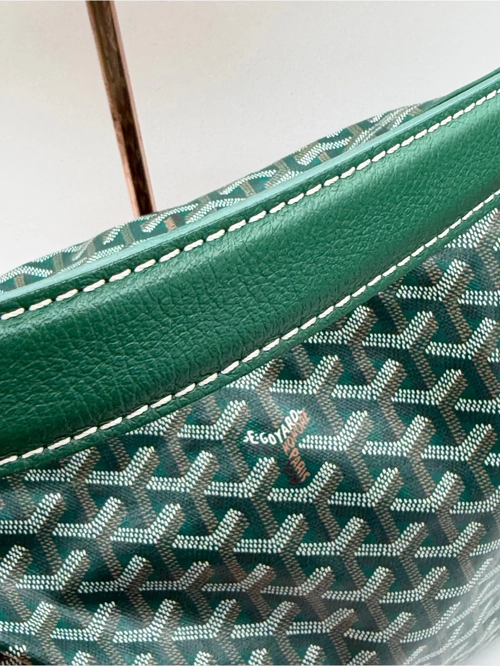 Goyard Boheme Rare Green Goyard line hobo  Shoulder Bag with pouch🔥